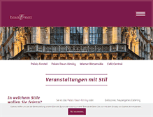 Tablet Screenshot of palaisevents.at